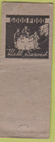 Matchbook Cover - Bill Lacey's Nite Cafe Norfolk NE WORN pinup BOBTAIL