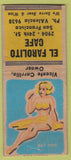 Matchbook Cover - El Farolito Cafe San Francisco CA pinup BOBTAIL