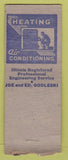 Matchbook Cover - Rockford Sheet Metal IL pinup BOBTAIL