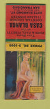 Matchbook Cover - Casa Blanca Italian San Francisco CA BOBTAIL