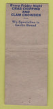 Matchbook Cover - Casa Blanca Italian San Francisco CA BOBTAIL