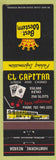 Matchbook Cover - Best Western El Capitan Casino Hawthorne NV