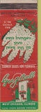 Matchbook Cover - Geo G Ball Flower Seeds West Chicago IL