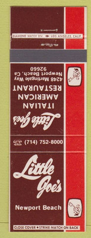 Matchbook Cover - Little Joe's Italian Restaurant Newport Beach CA