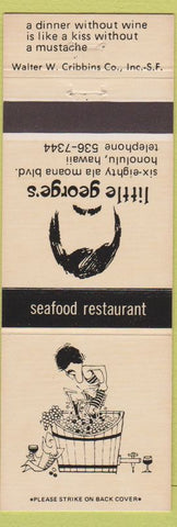 Matchbook Cover - Little George's Honolulu HI restaurant