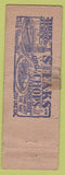 Matchbook Cover - Day's Restaurant Millersburg OH pinup WORN'