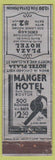 Matchbook Cover - Plaza Hotel Manger Hotel Chicago IL Federal LONG WEAR