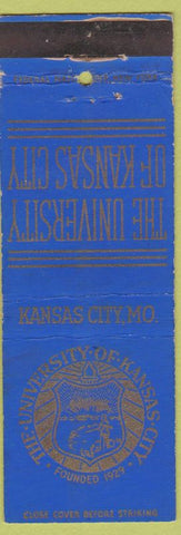 Matchbook Cover - University of Kansas City MO Federal