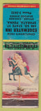 Matchbook Cover - Edgewater Inn Ephrata PA WORN pinup