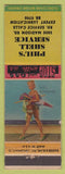 Matchbook Cover - Phil's Shell oil gas Cincinnati OH pinup'