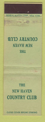 Matchbook Cover - New Haven Country Club CT Federal