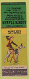 Matchbook Cover - Buck's Tavern Chicago IL pinup WEAR'