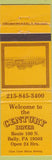 Matchbook Cover - Century Diner Bally PA