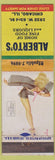 Matchbook Cover - Alberto's Chicago IL Restaurant pinup'