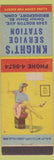 Matchbook Cover - Knight's Service oil gas Bridgeport CT pinup'
