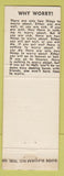 Matchbook Cover - The Ashley Motel Restaurant Indianapolis IN girlie