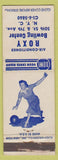 Matchbook Cover - Roxy Bowling Center New York City girlie