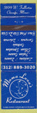 Matchbook Cover - Mama Luna's Restaurant Chicago IL girlie WORN'