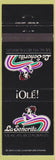 Matchbook Cover - La Senorita Mexican Food Saginaw Gaylord Flushing MI Petoskey