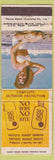 Matchbook Cover - Suntan lotion Austrailia No Burn No Bite pinup Australia POOR
