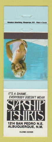 Matchbook Cover - Starship T Shirts Albuquerque NM pinup