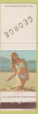 Matchbook Cover - Pinup Monogram George girlie Diamond