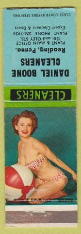 Matchbook Cover - Daniel Boone Cleaners Reading PA pinup