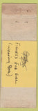 Matchbook Cover - New Hotel Jefferson ST Louis MO