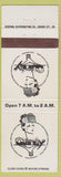 Matchbook Cover - Quincy Grand Junction CO girlie