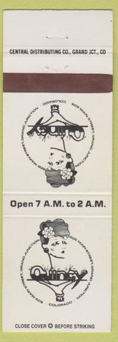 Matchbook Cover - Quincy Grand Junction CO girlie