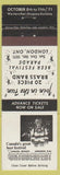 Matchbook Cover - Oktoberfest London ON girlie Beer