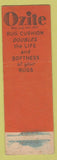 Matchbook Cover - Ozite Rug Cushions girlie WEAR