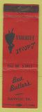 Matchbook Cover - Bea Butler's Women's Clothes Danville PA'