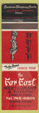 Matchbook Cover - Far East Restaurant Chinese Eastview ON
