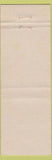 Matchbook Cover - Peck's Junior World Women's Clothes girlie'
