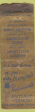 Matchbook Cover - Prouses's Restaurants Rutland VT girlie POOR'