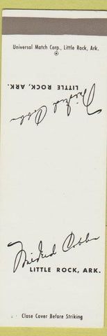 Matchbook Cover - Mildred Cobb Little Rock AR Women's Clothes SAMPLE'