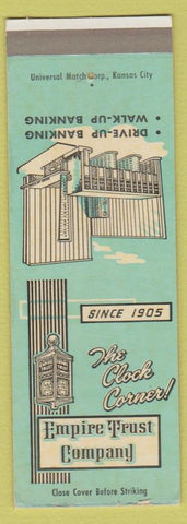 Matchbook Cover - Empire Trust Co ST Joseph MO SAMPLE