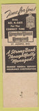 Matchbook Cover - Empire Trust Co ST Joseph MO SAMPLE
