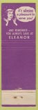 Matchbook Cover - Eleanor Women's Clothes Charleston SC girlie'