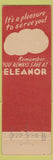 Matchbook Cover - Eleanor Women's Clothes Portsmouth VA feature girlie'