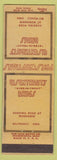 Matchbook Cover - Eisentraut's Drugs Des Moines IA FOR SAFETY'