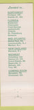 Matchbook Cover - Casa Lupita Saludos Bar girlie chain parrot