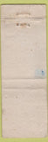 Matchbook Cover - Albert Balzer Co Los Angeles CA girlie POOR