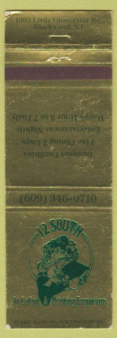 Matchbook Cover - 12 South Restaurant Blackwood NJ girlie