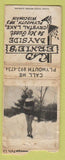 Matchbook Cover - Ernie's Bayside Plymouth WI Crystal Lake girlie POOR BOBTAIL'