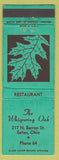 Matchbook Cover - Whispering Oak Eaton OH Low Phone #