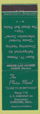 Matchbook Cover - Plains Motel Cherokee OK Low Phone #