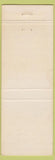 Matchbook Cover - Plains Motel Cherokee OK Low Phone #