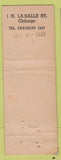 Matchbook Cover - Lady Mosca Skin Cream girlie 1938 Chicago ARROW WEAR